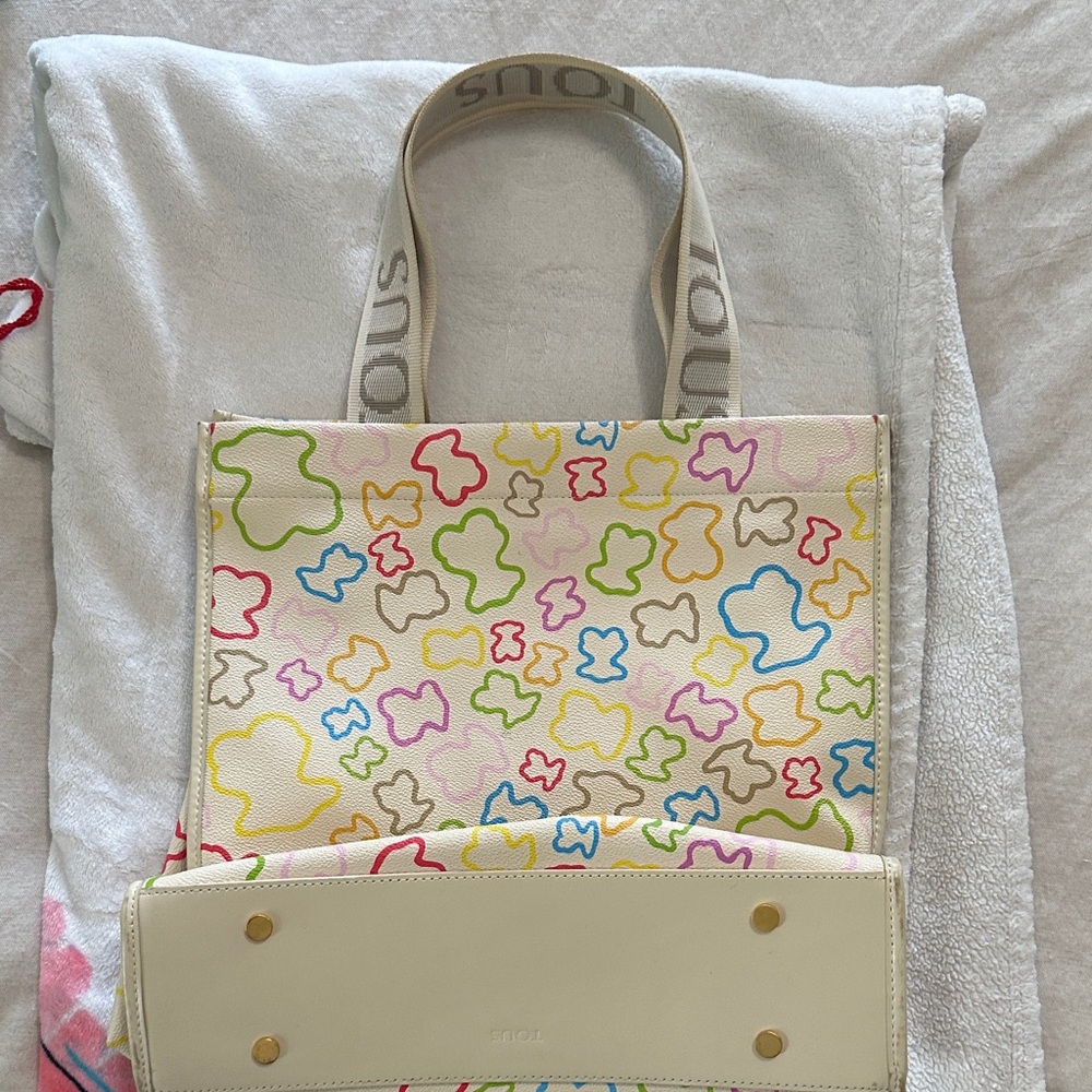 Tous Colorful Outline Tote Bag